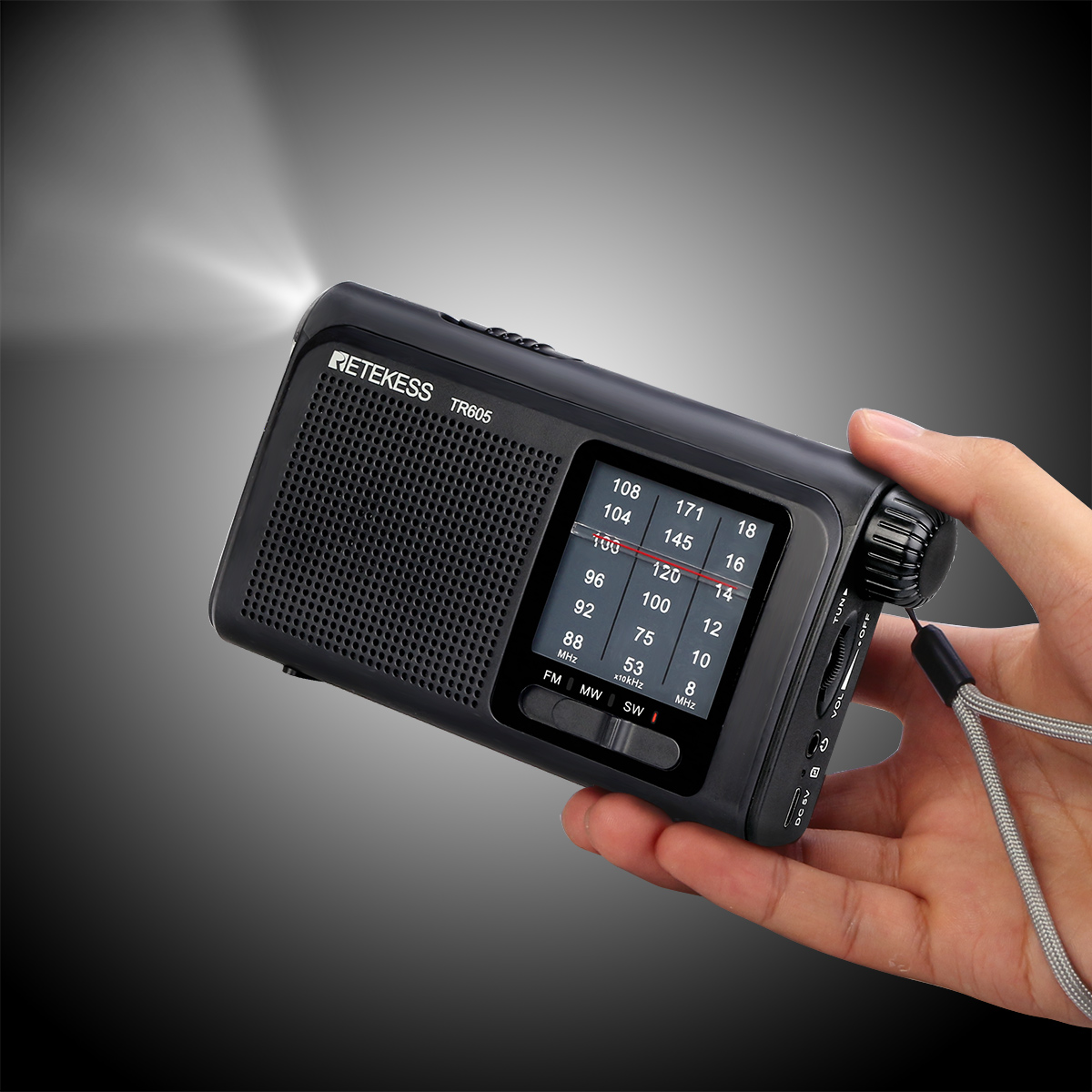 Retekess TR105 radios portatil am fm recargable usb radio