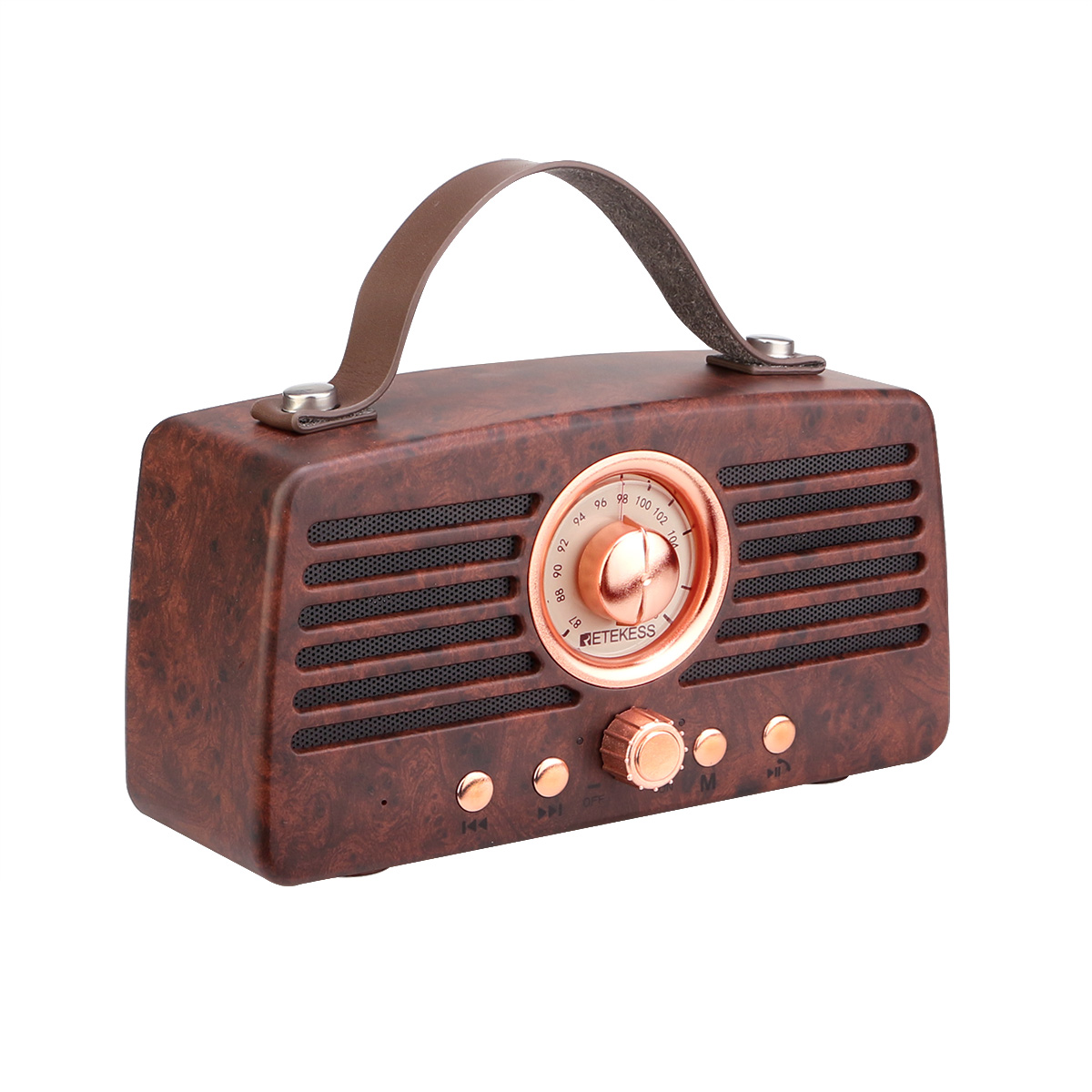 Retekess TR607 Vintage FM Radio with Bluetooth