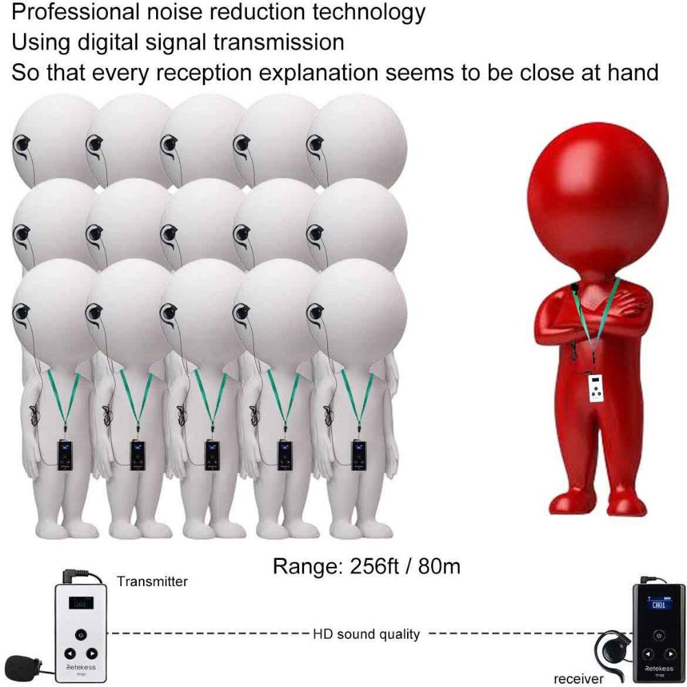 Wireless Tour Guide System For Group Tours Retekess