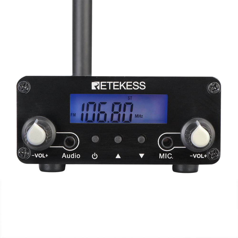 Retekess FT11 Portable FM Broadcast transmitter with MIC and PR13 FM Radio  Receiver