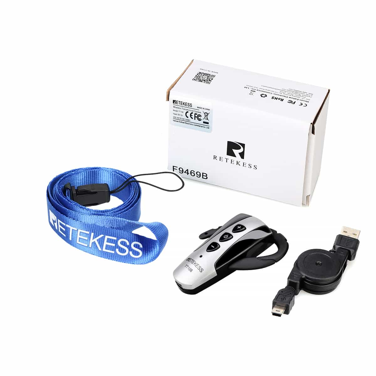 Retekess TT106 Professional Whisper Tour Guide System for Church, Plan ...