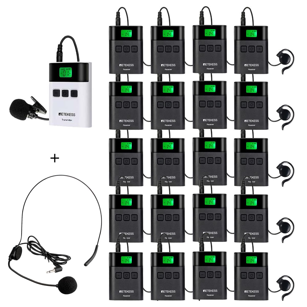 TT122 Wireless Tour Guide Audio System Long Range Communication