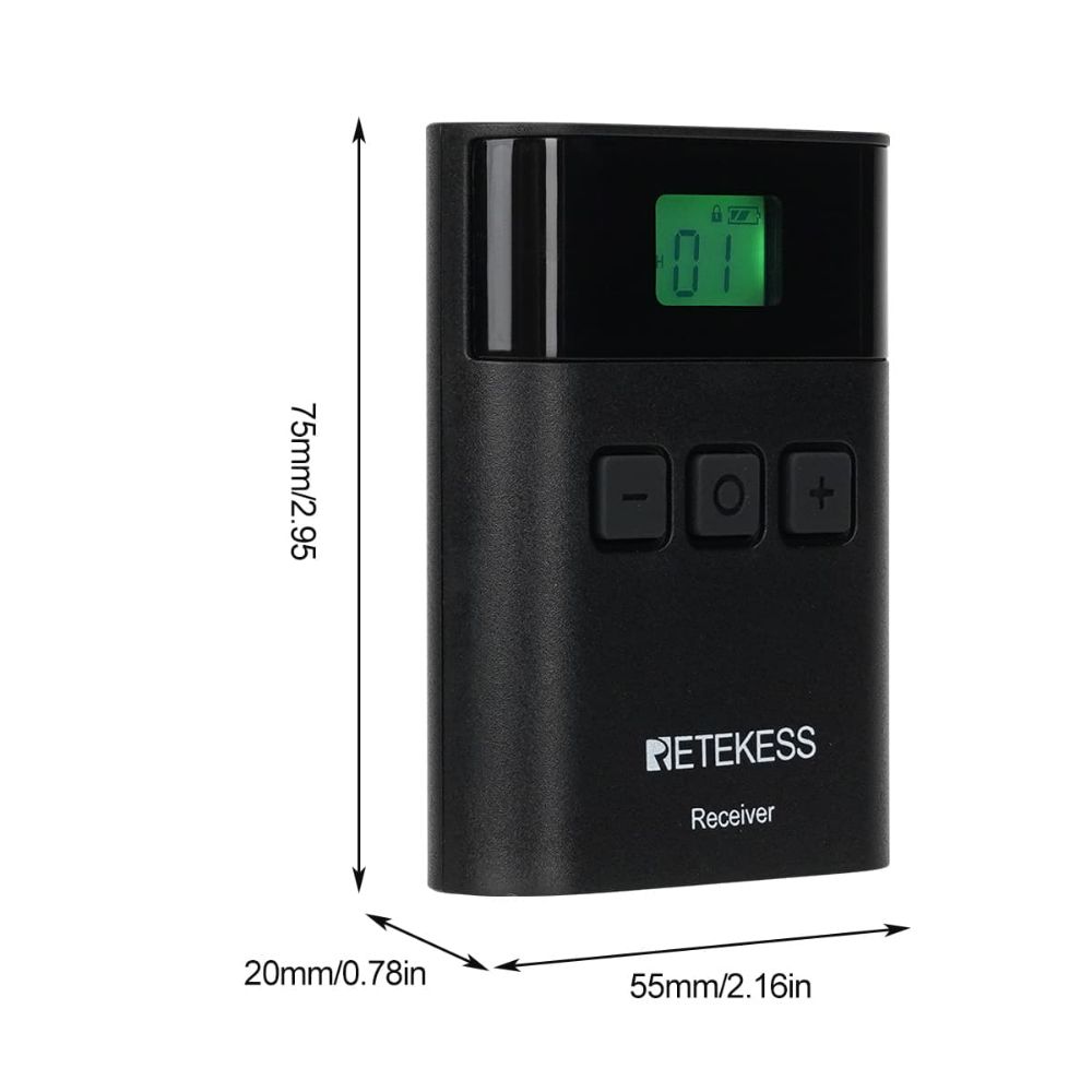 Retekess TT122 Tour Guide System， Translation Devices for Church