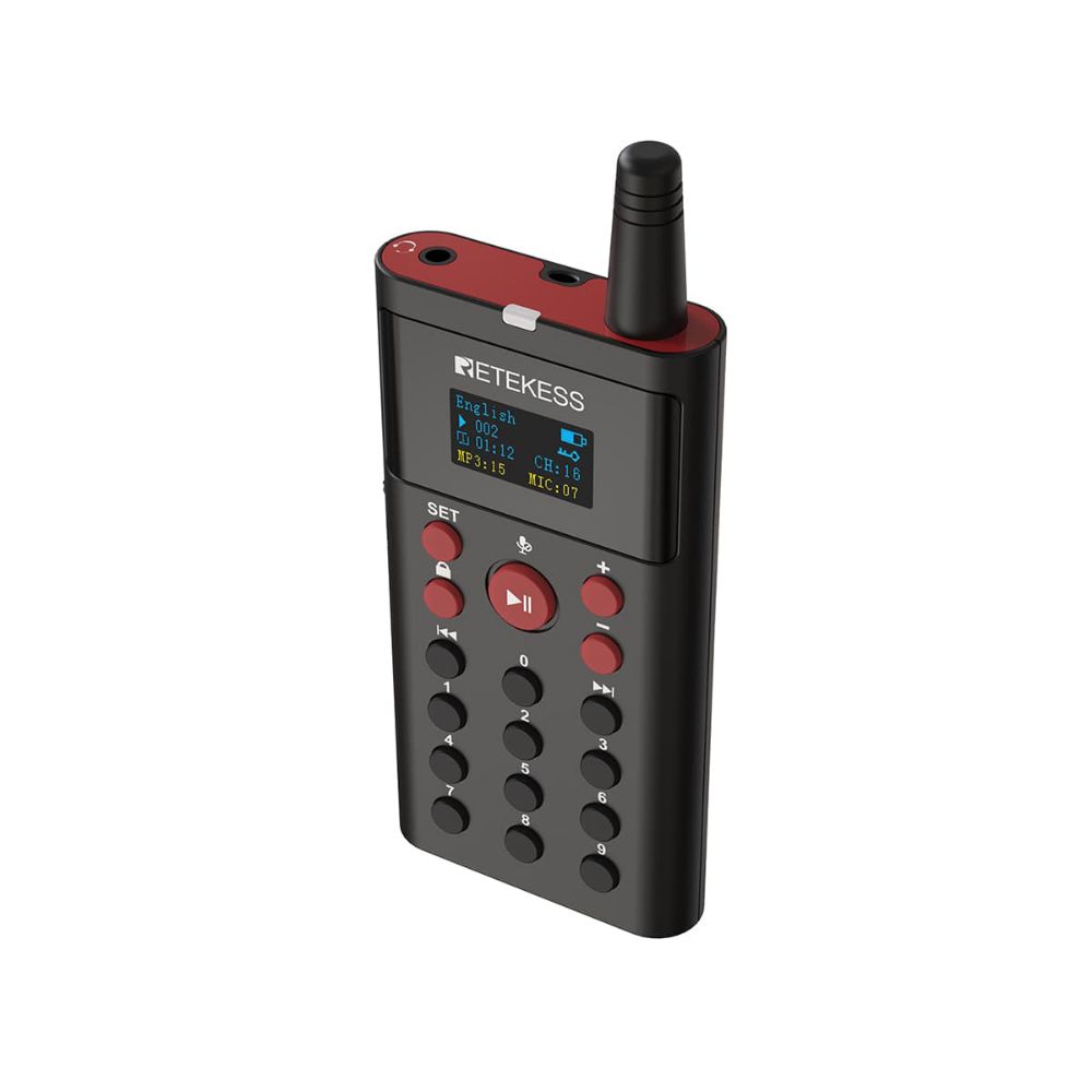 Retekess TT127 Audio Guide with Tour Guide Function for Guided Tours with 16-slot Charging Base