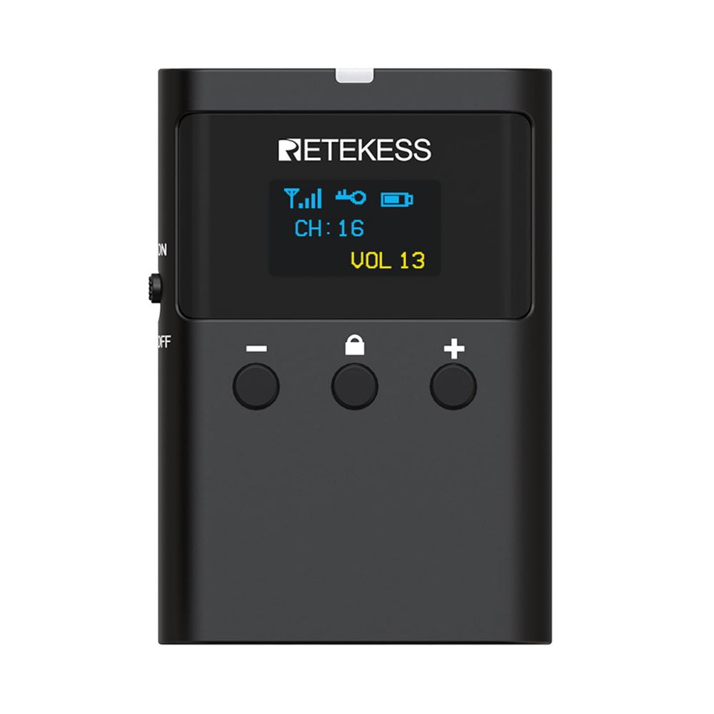 Retekess TT127 AudioGuide Integrated Tourguide Receiver for Self-guided Tour and Tour Guiding