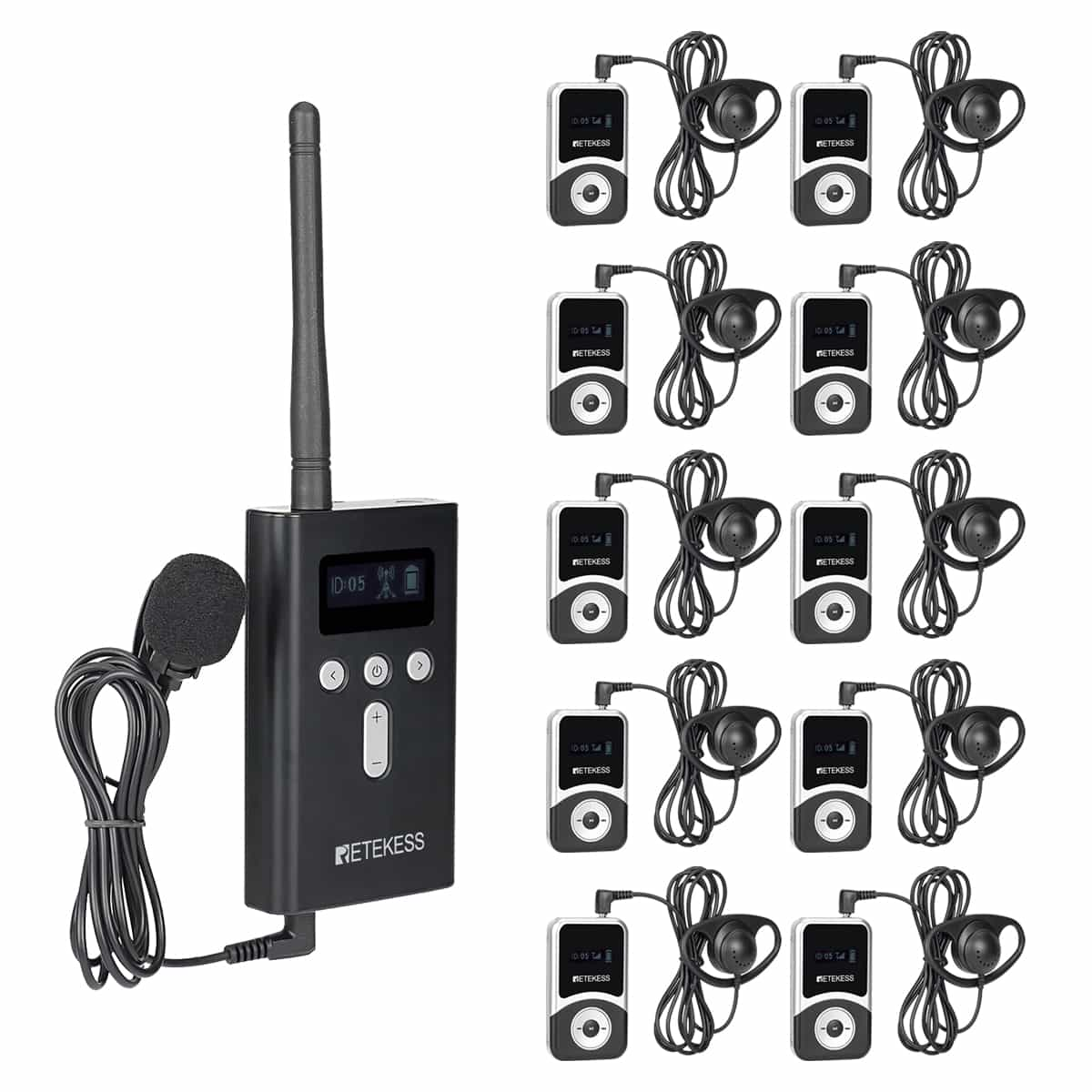 Retekess T130S T131S Audio Guide Systems for Tour and Translation