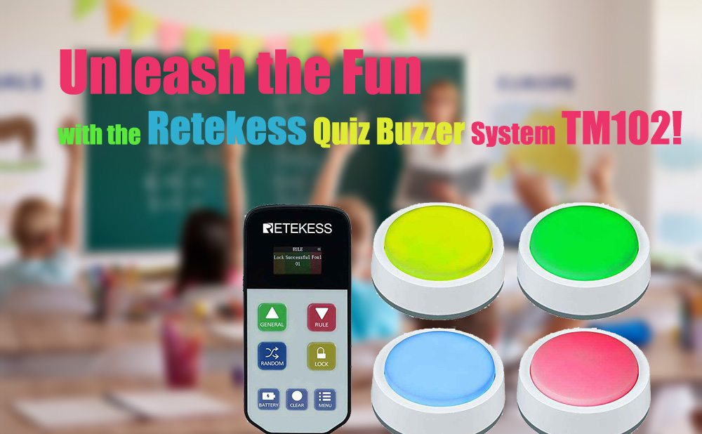 Unleash the Fun with the Retekess Quiz Buzzer System TM102