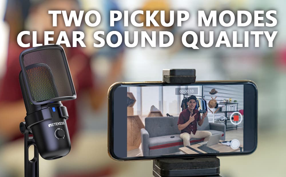 Two Pickup Modes, Clear Sound Quality