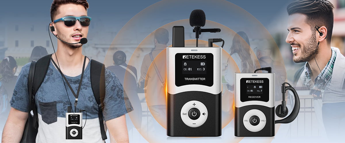 retekess-t130u-digital-uhf-tour-guide-system-with-mic-earphone